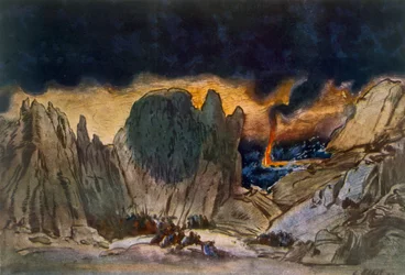 Diseño escénico de Phedre, 1917